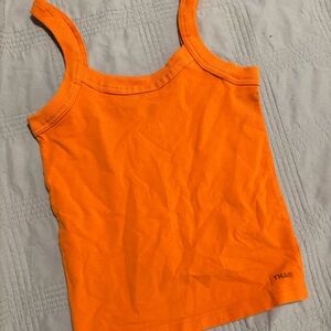 Aritzia Vibrant Orange Tank Top